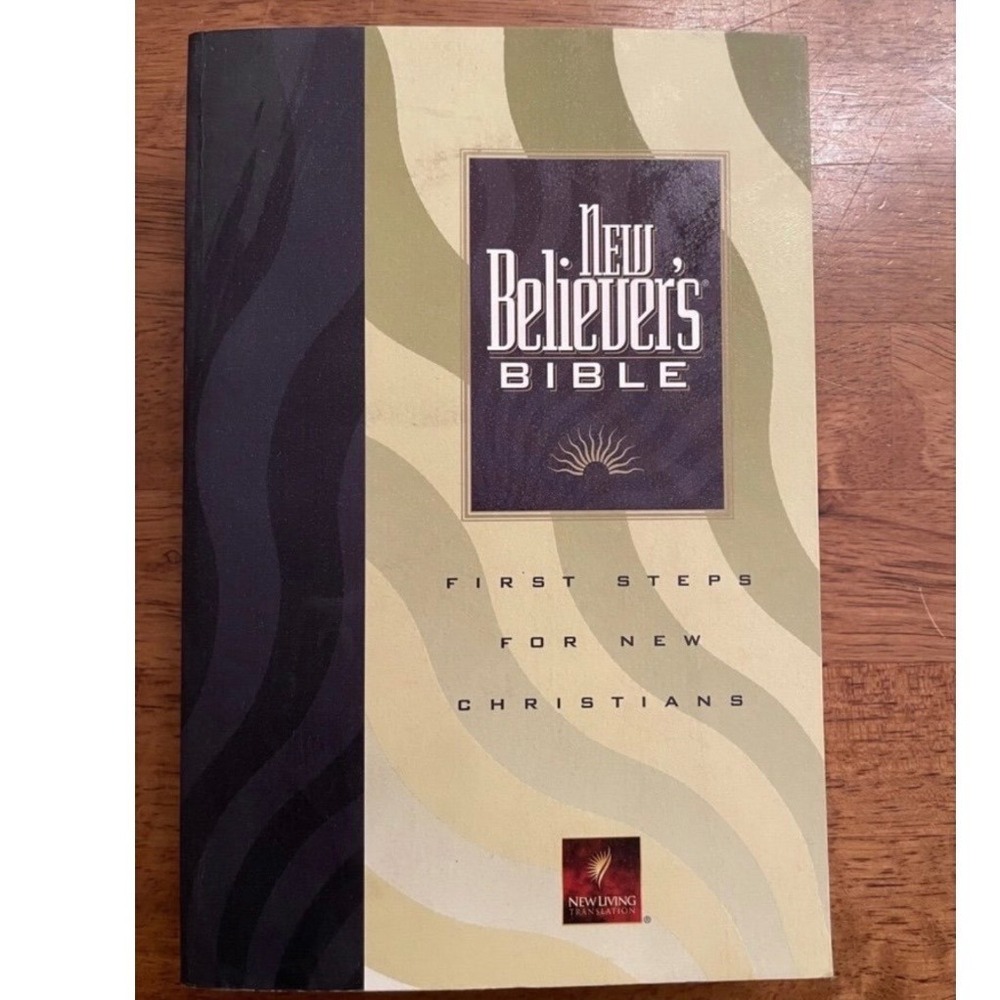 New Believers Bible NLT First Step's New Christians Greg Laurie Paperback Book